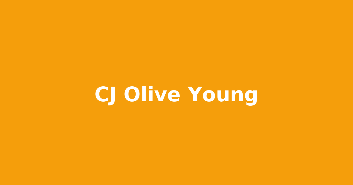 CJ Olive Young (Global)